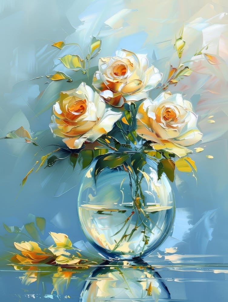 Roses In A Vase 3