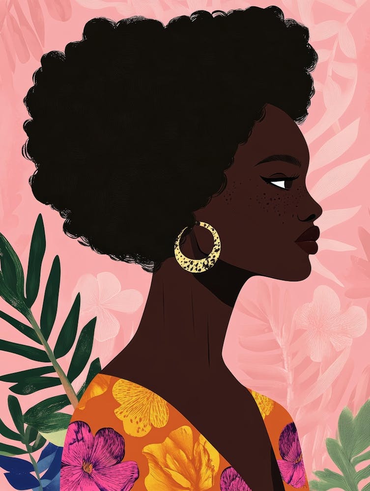 Afro Girl 55