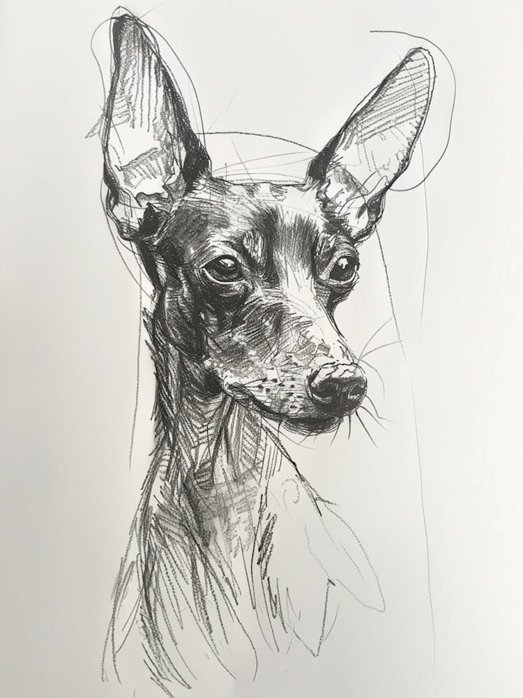 Pinscher Charcoal Line 2