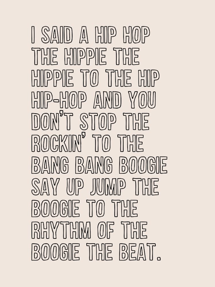 Rappers Delight Tan
