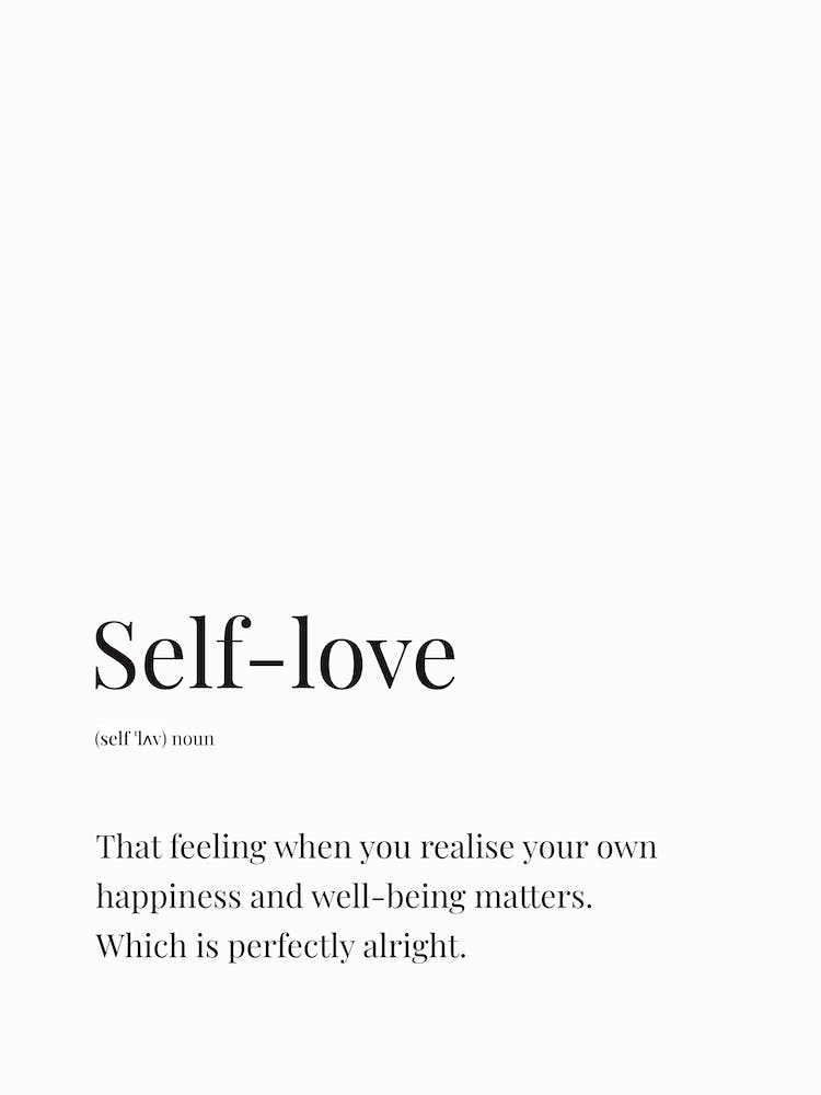 Self Love Definiton