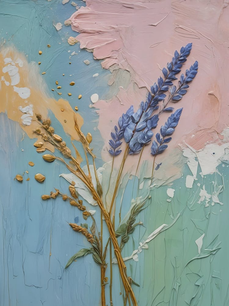 Pastel Floral Painted Symphony no8