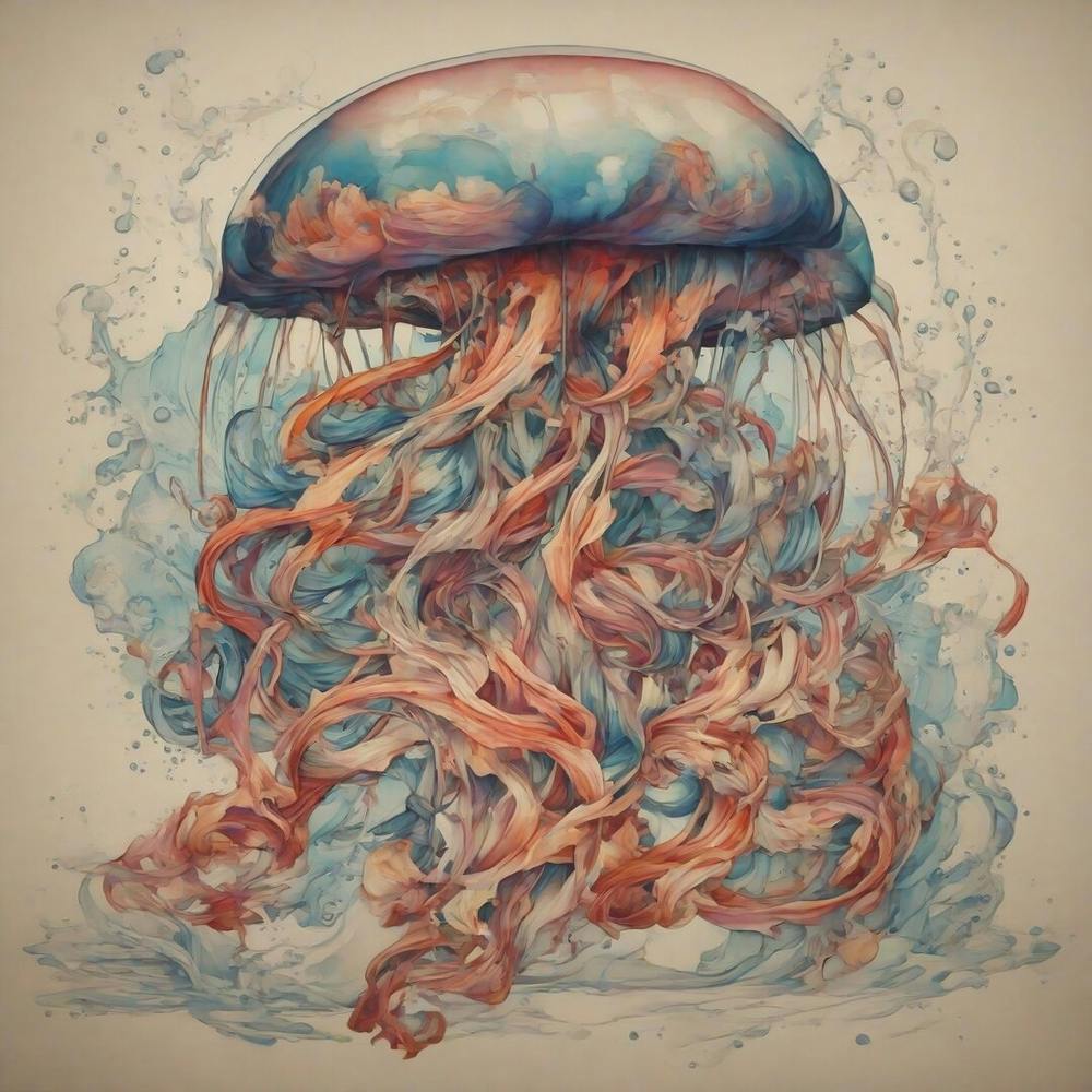 Leonardo Diffusion Xl Jellyfish Art For Tattoo Old School Styl 0 0at3qeo2a Transformed