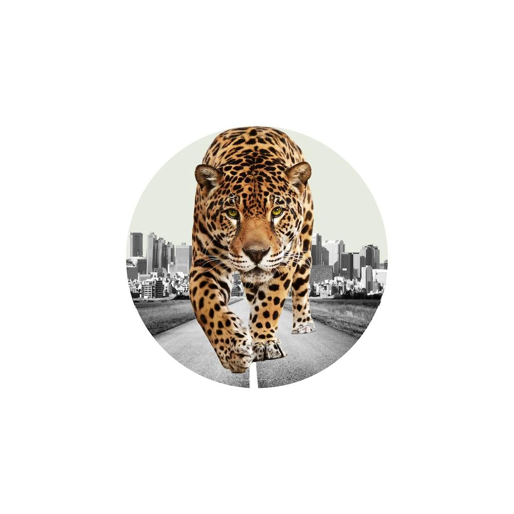 Leopard Collage Square