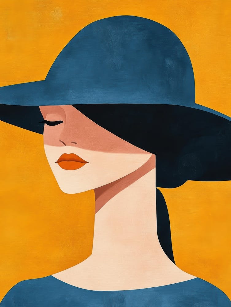 Woman In A Hat 112