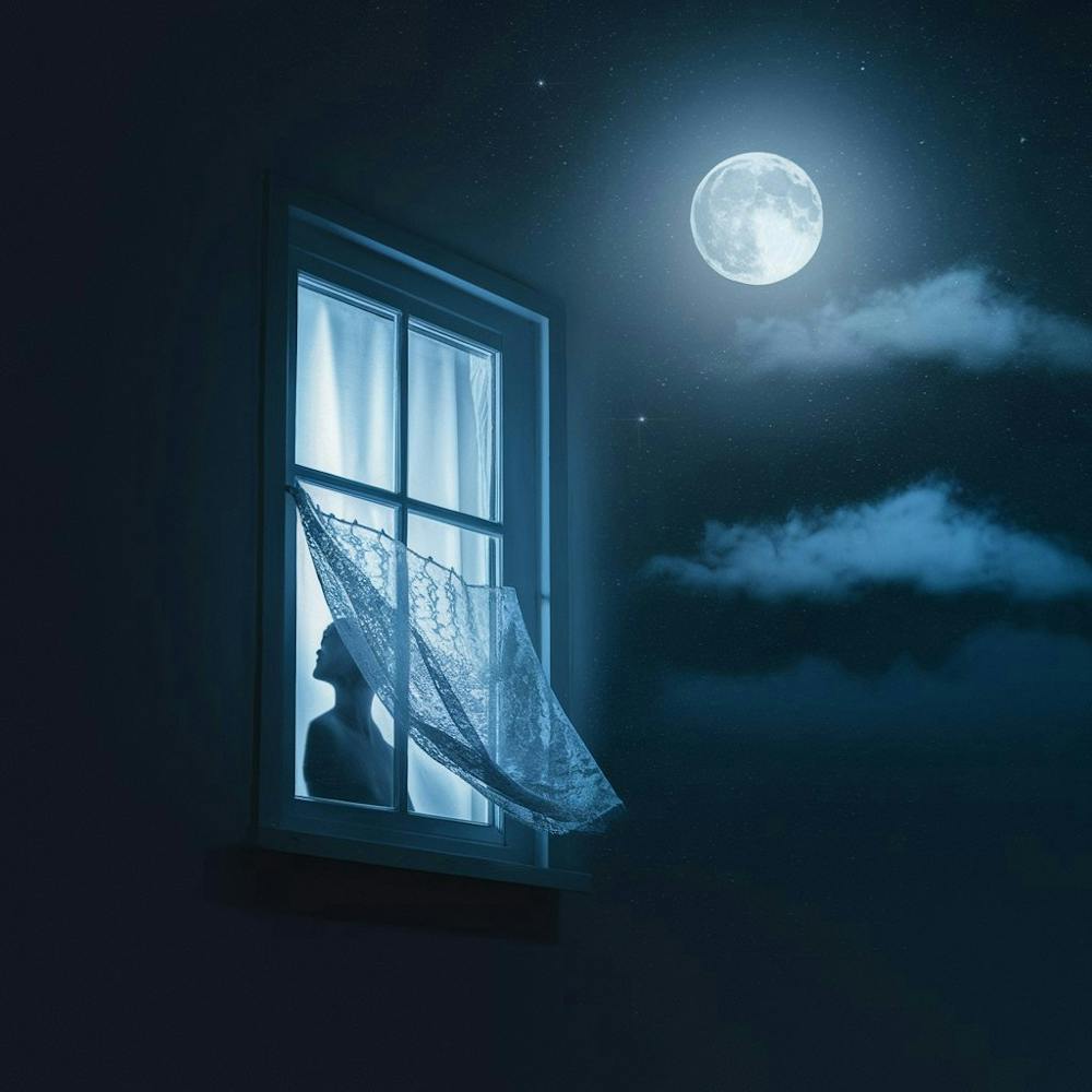 A Stunning Midnight Portrait Showcasing A Single W S5dsmtbhrvcmfl2 Pdk7zq 2w8riwxxsikmq4x Yhjkyw