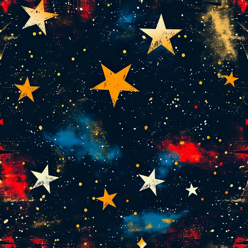 Retro Star Pattern