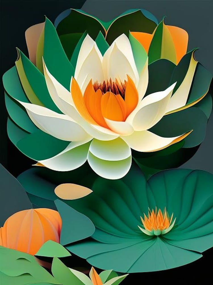 Double Lotus Fauvism Matisse 3