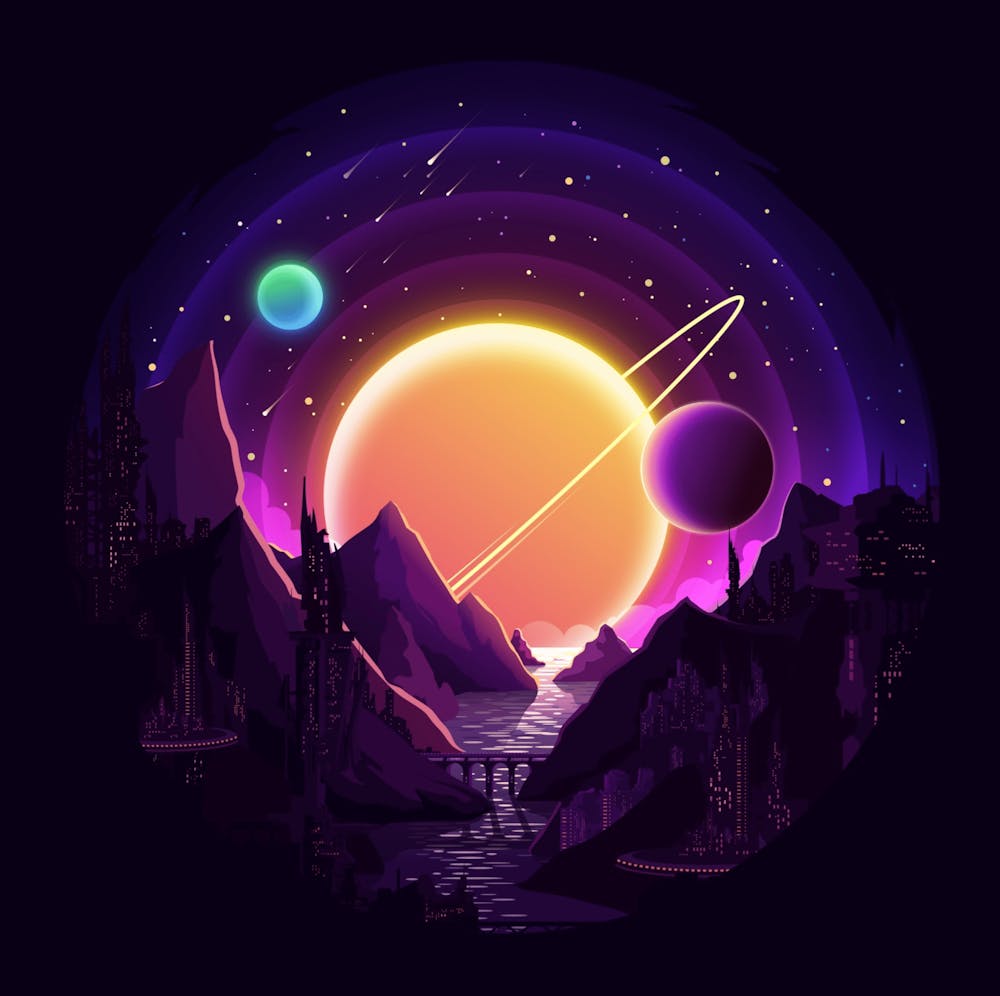 Planets In Space