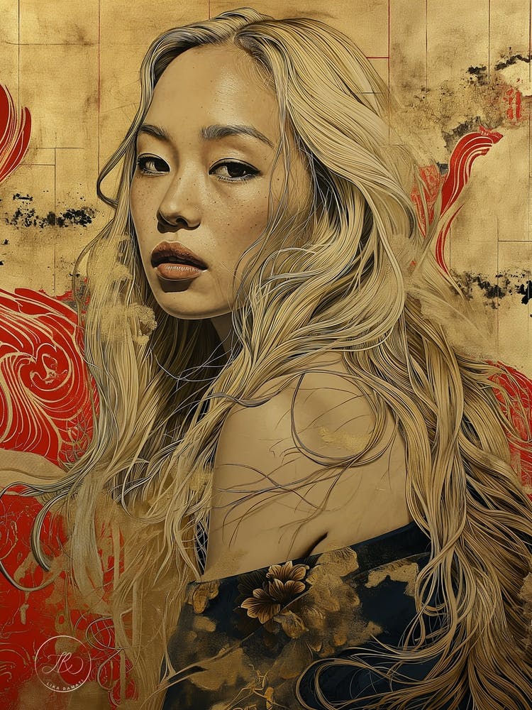 Asian Blond Girl