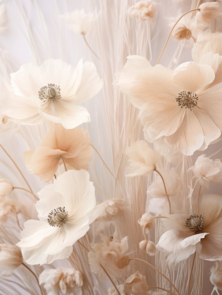 Boho Dried Flowers Anemone 1
