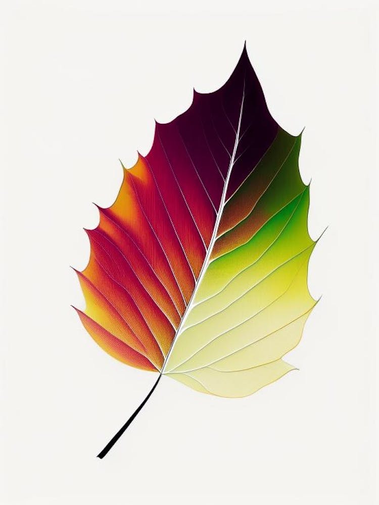 Sycamore Leaf Abstract 3