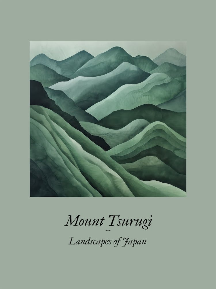 Landscapes Of Japan Mount Tsurugi 33