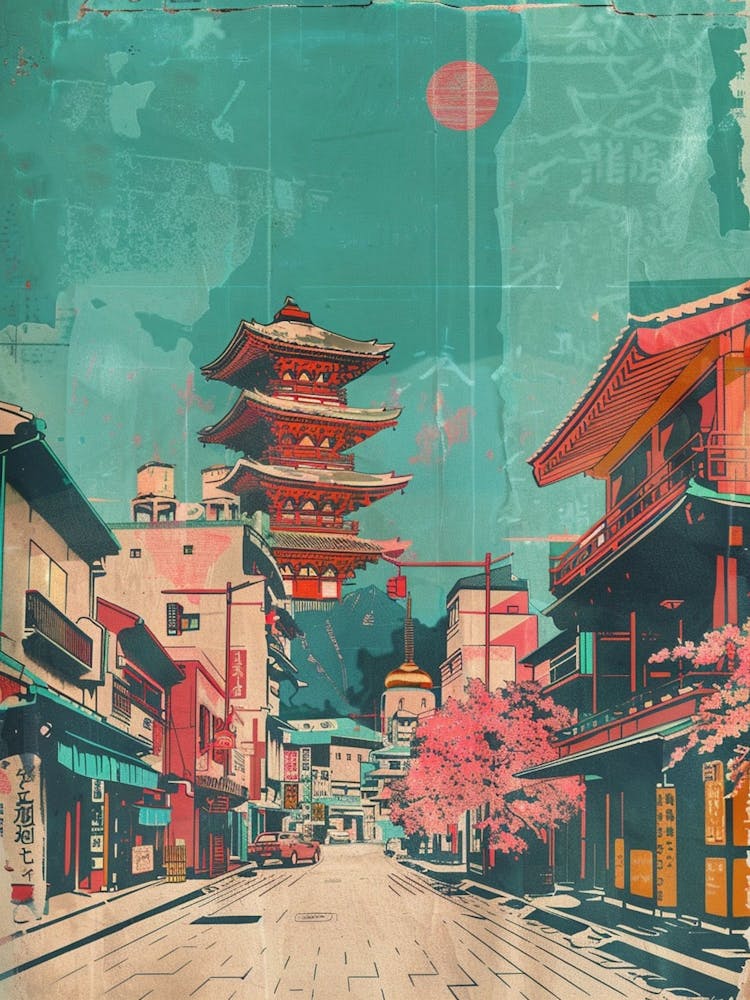 Rue de Kyoto Mid-Century Moderne
