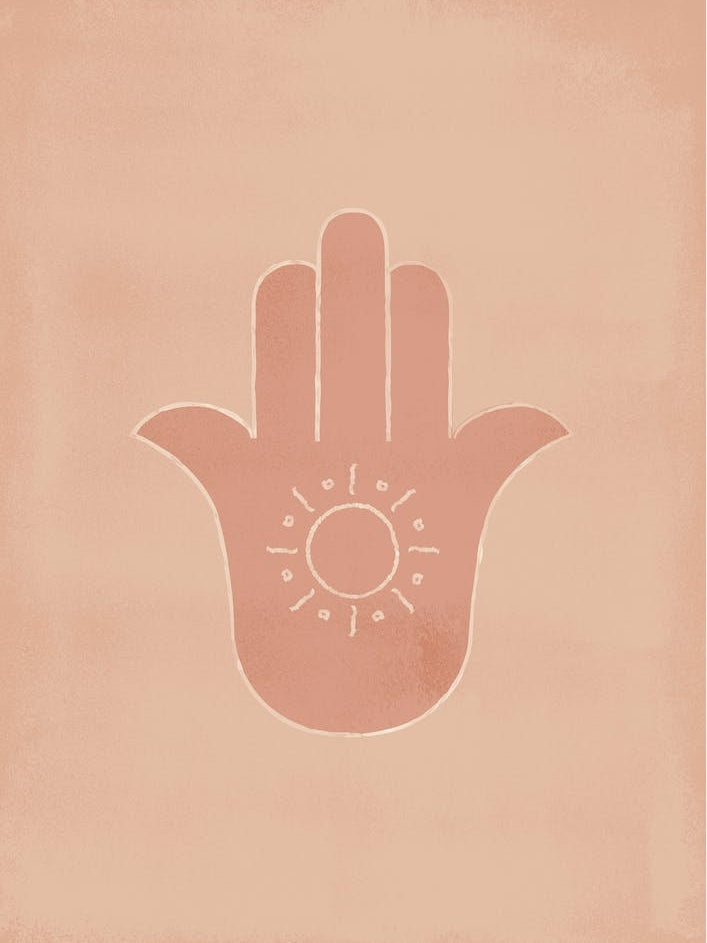 Hamsa Hand Terracotta