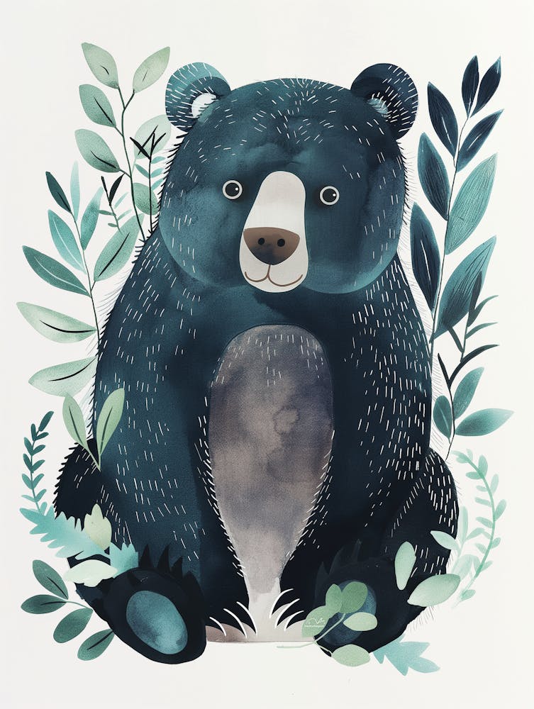 Bear In Forest