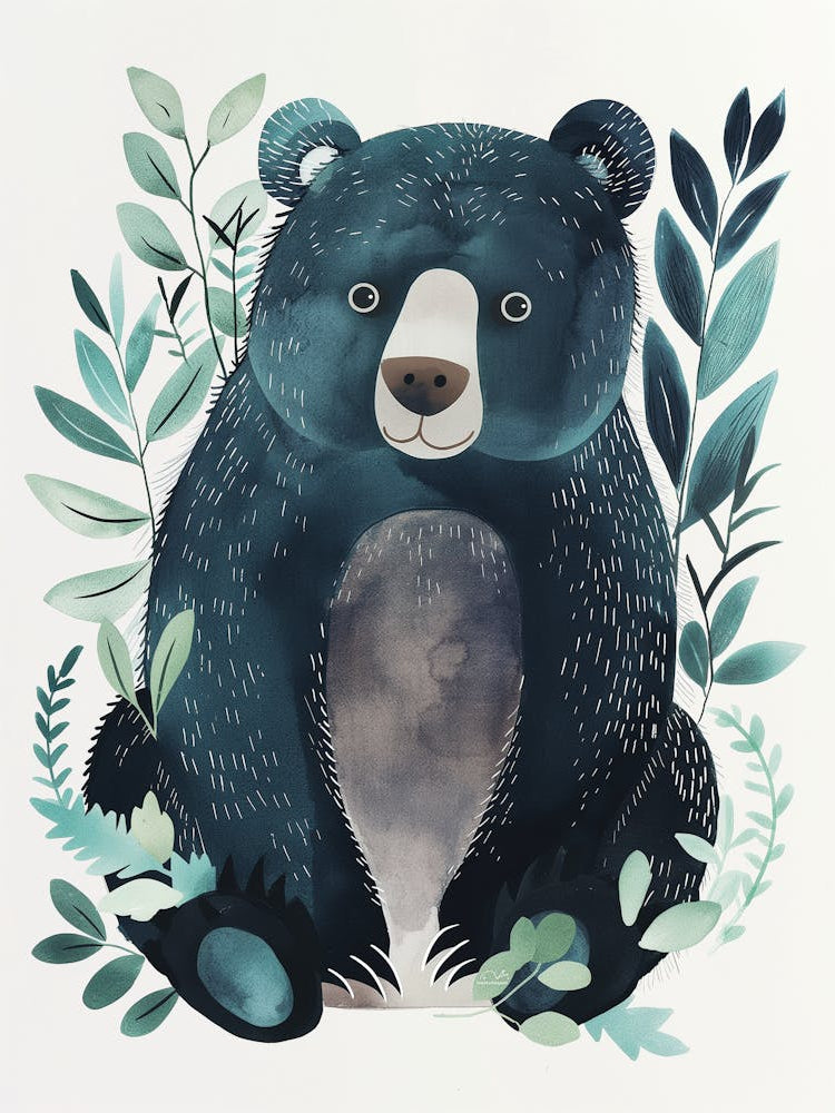 Bear In Forest