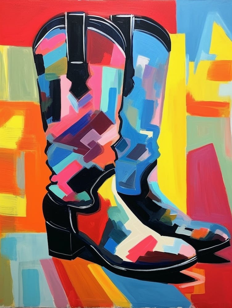 Matisse-inspirierte Cowboystiefel 9