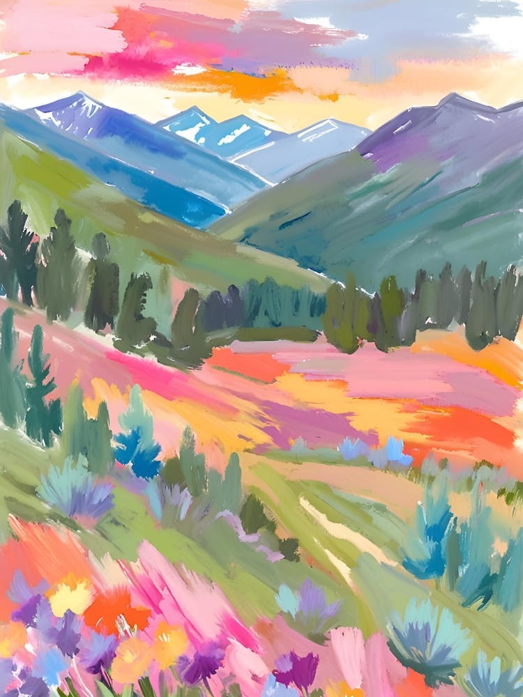 Sunset In The Mountains 31