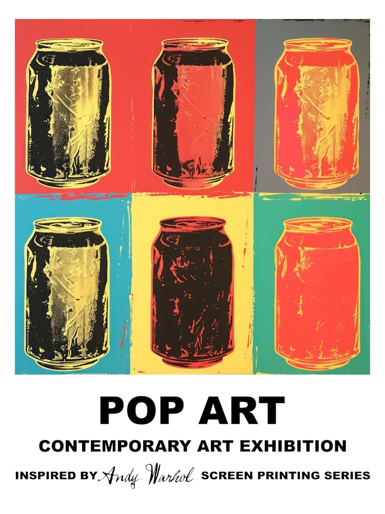 Poster Cans Pop Art 3