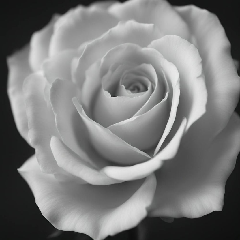 Black And White Rose