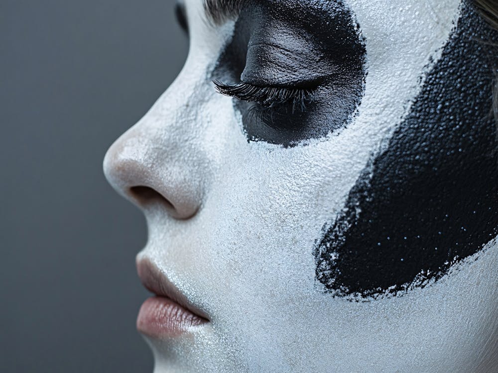 Black And White Makeup