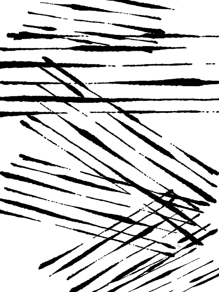 Abstraktes Mikado Zwei