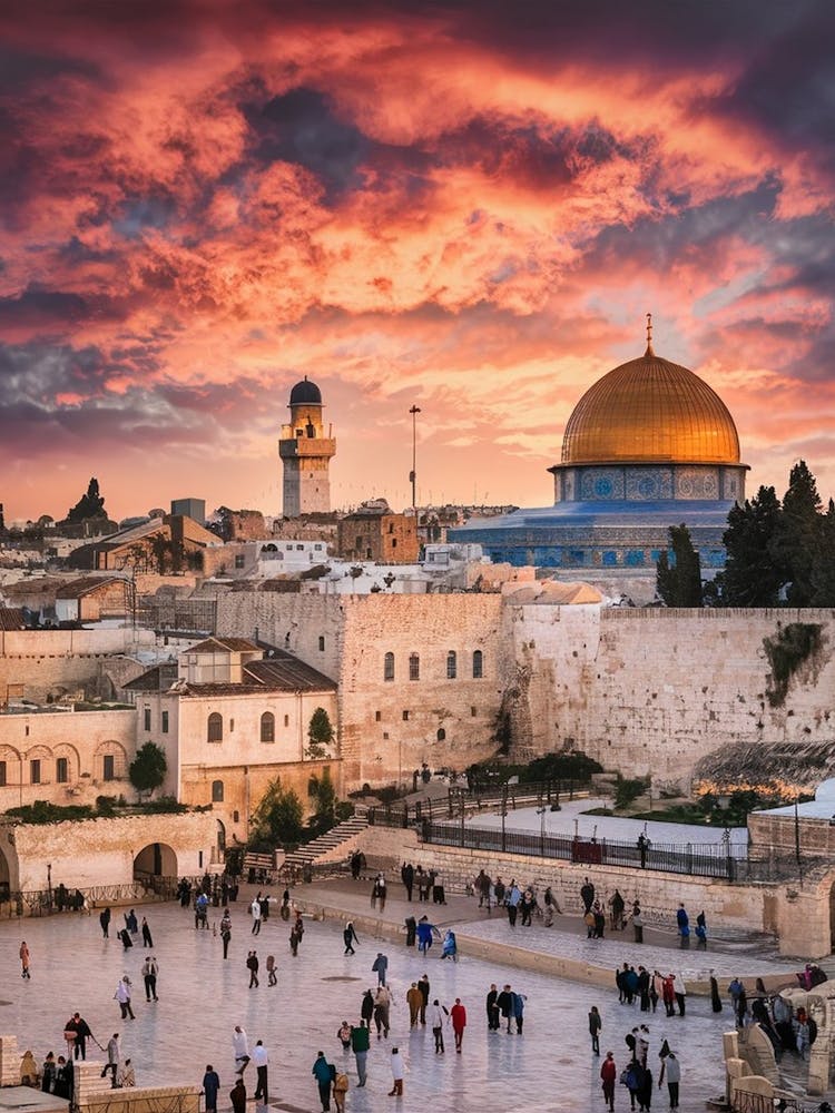 Sunset In Jerusalem 1
