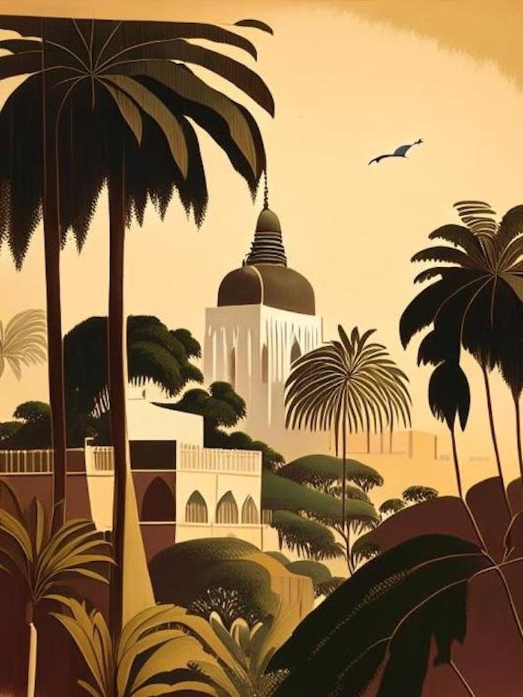 Mombasa Kenya Rousseau Inspired Tropical Destination