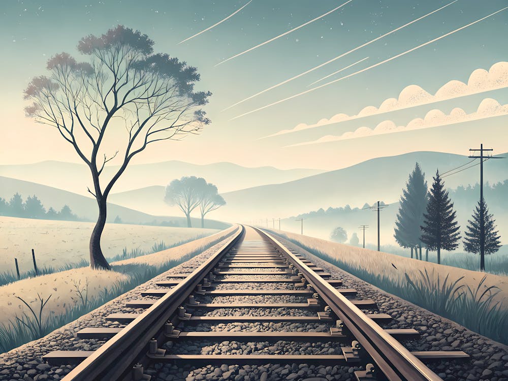 Retro Vintage Style A Minimalist Representation Of