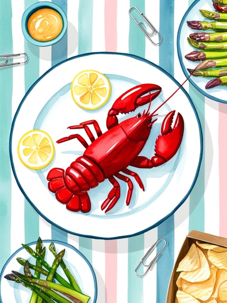 Lobster On A Plate 11