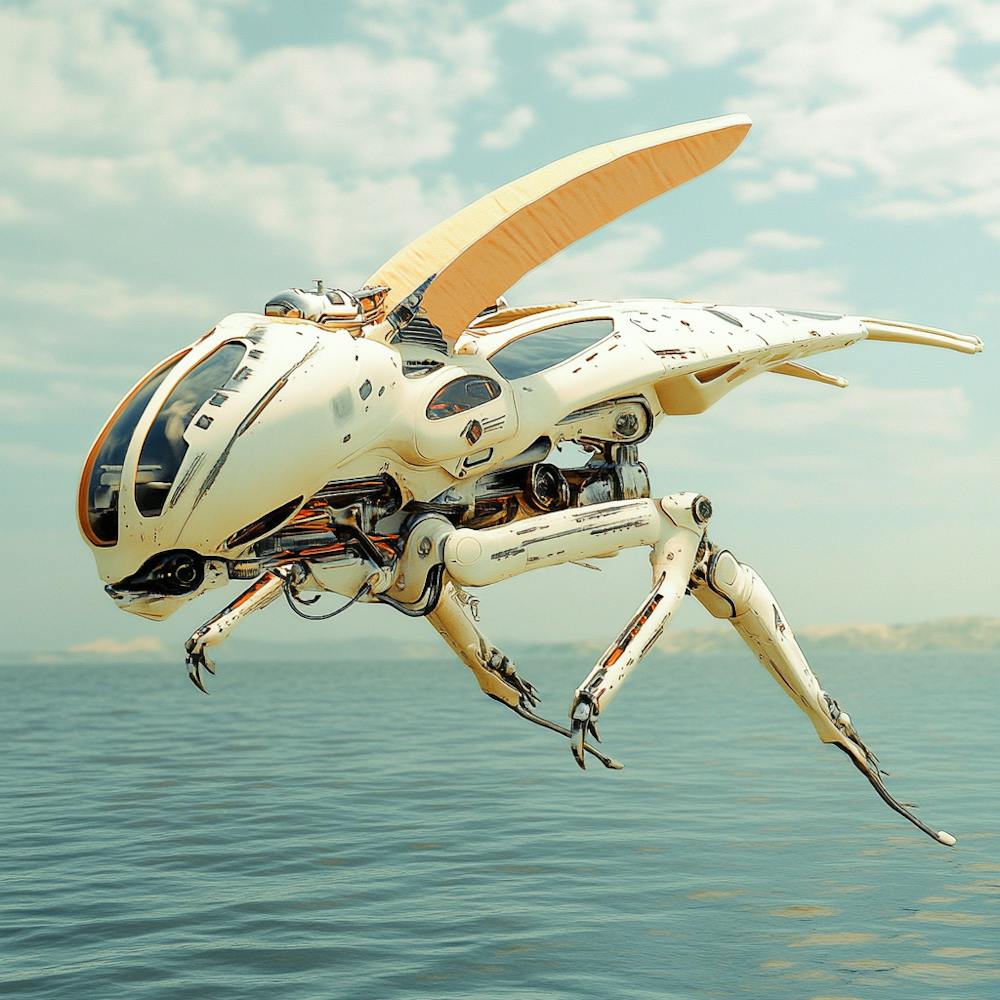 Futuristic Flying Insect