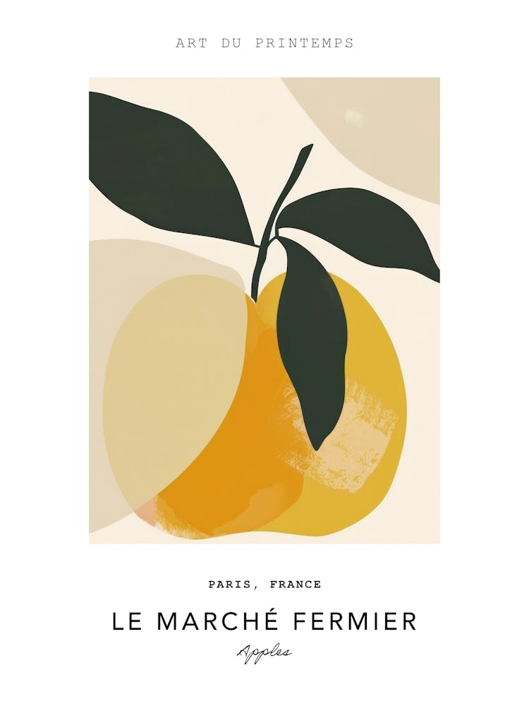 Pommes - Le Marché Fermier - Affiche 1