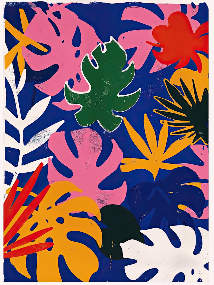 Vibrant Cosmos Matisse Style