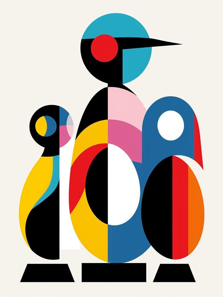Penguin Abstract Minimalist 3