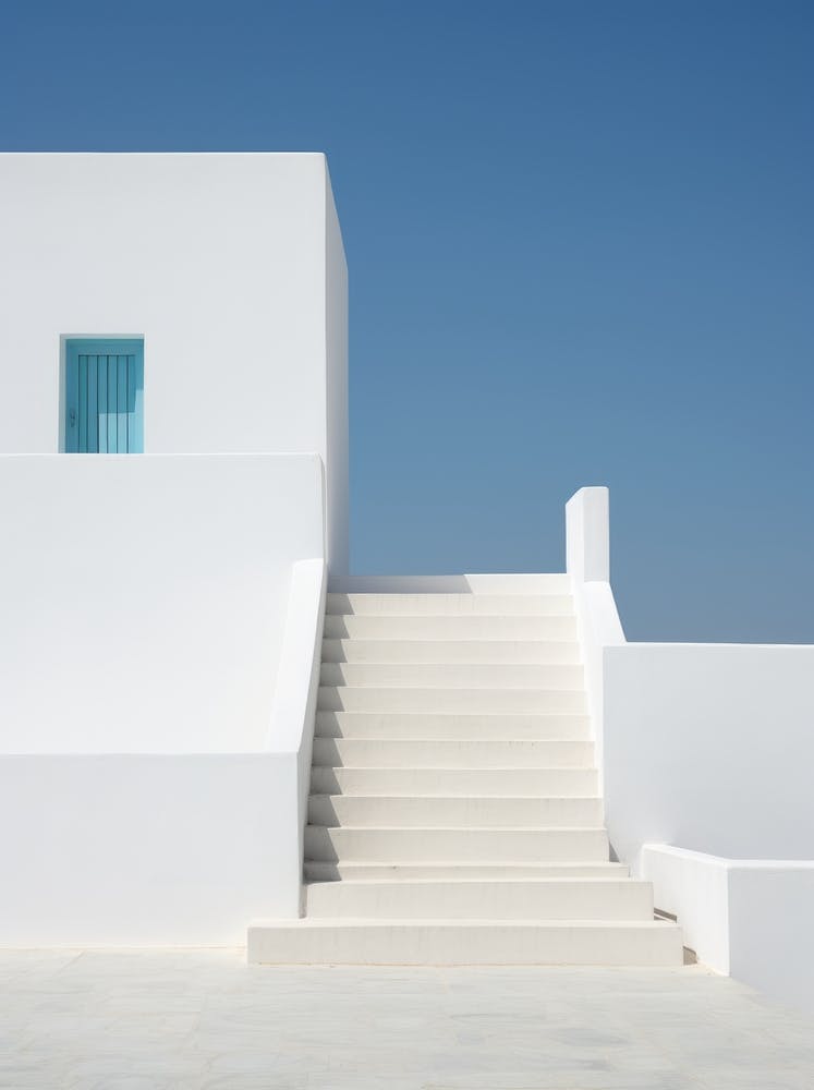 White House With Blue Door