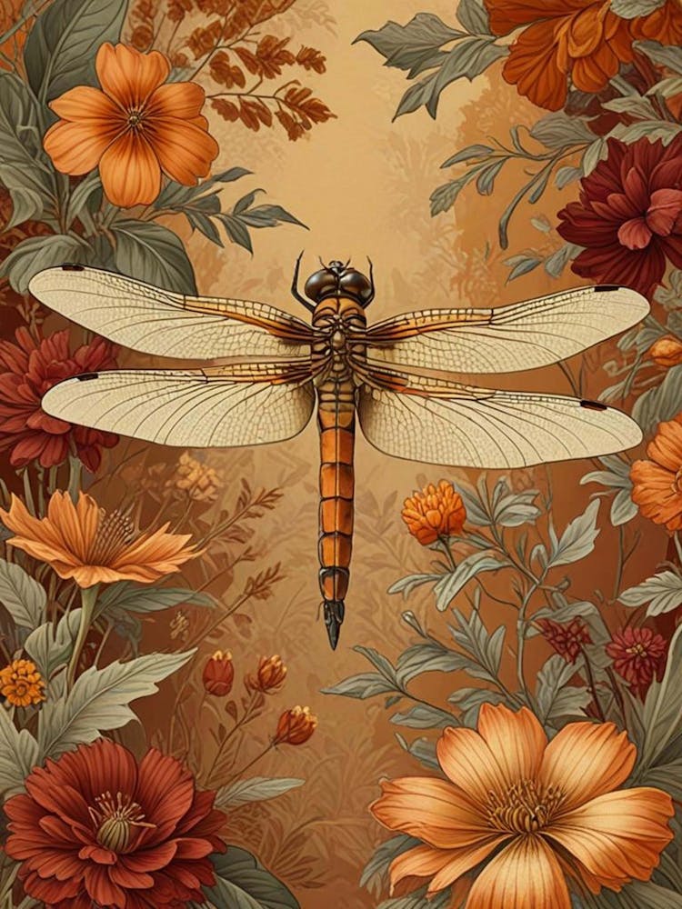 William Morris Dragonfly Autumn Exhibit (6)