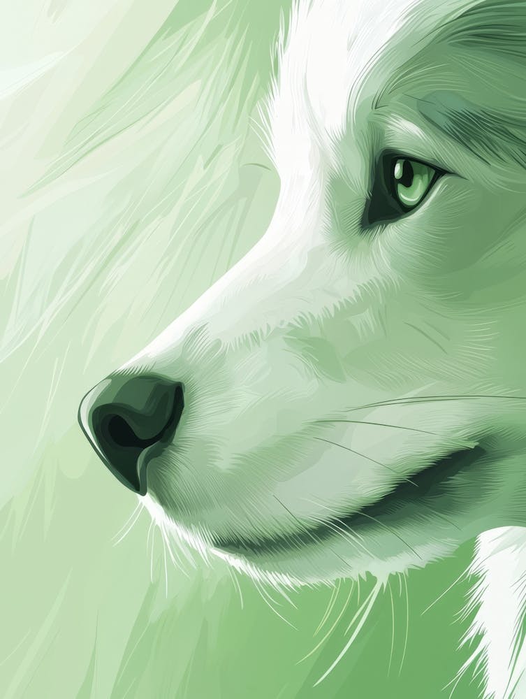 Wolf. Generated AI. Wall.Generated AI. Wall