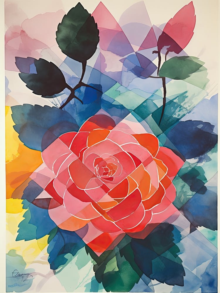 Camellia Flower Illustration 1