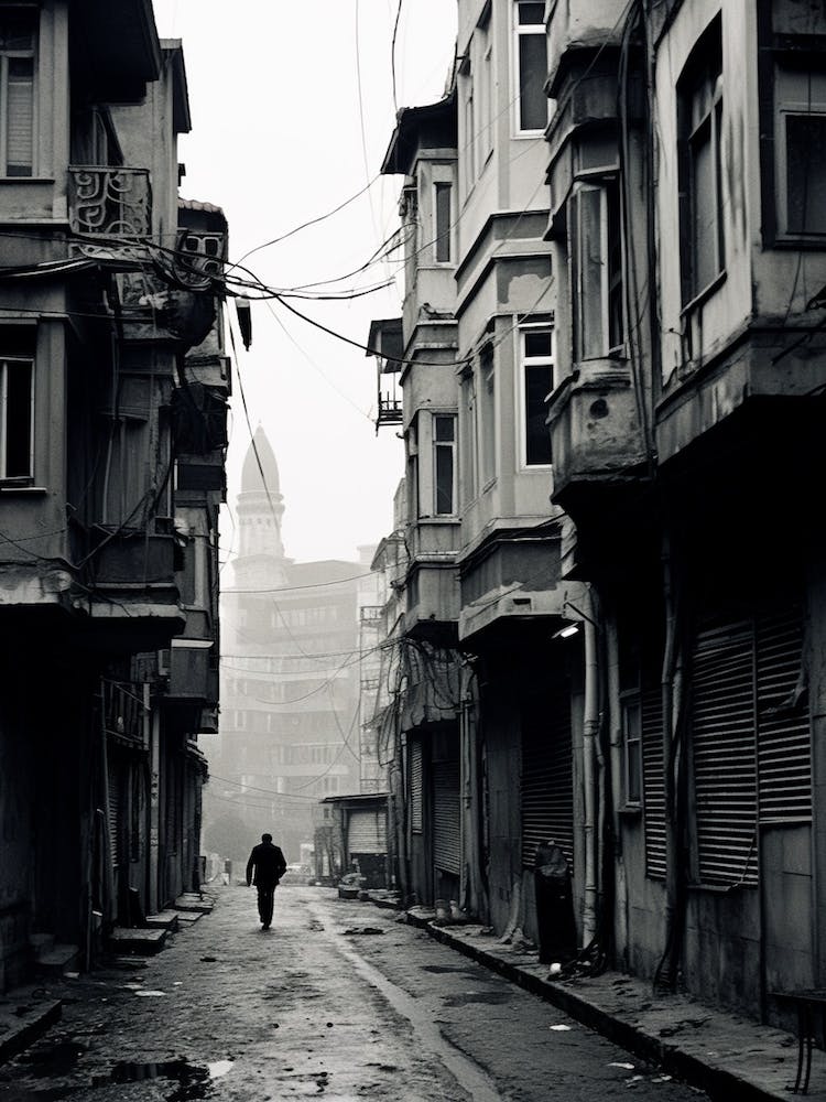 Istanbul, Turkey, Mediterranean Black And White Photography Analogue 3