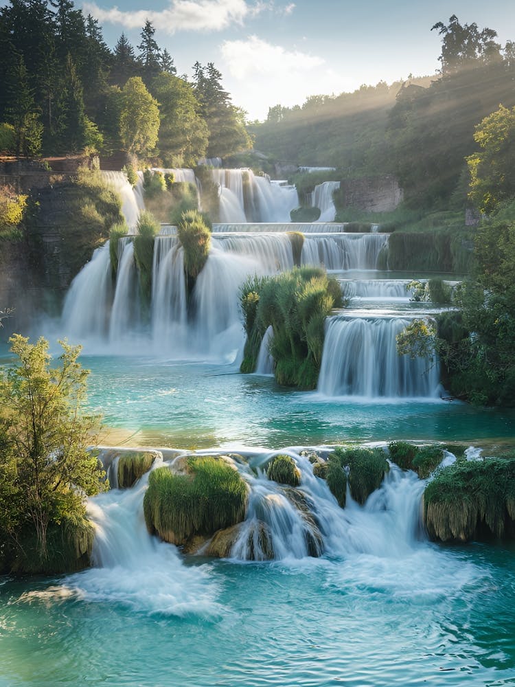 Waterfalls In Plitvice