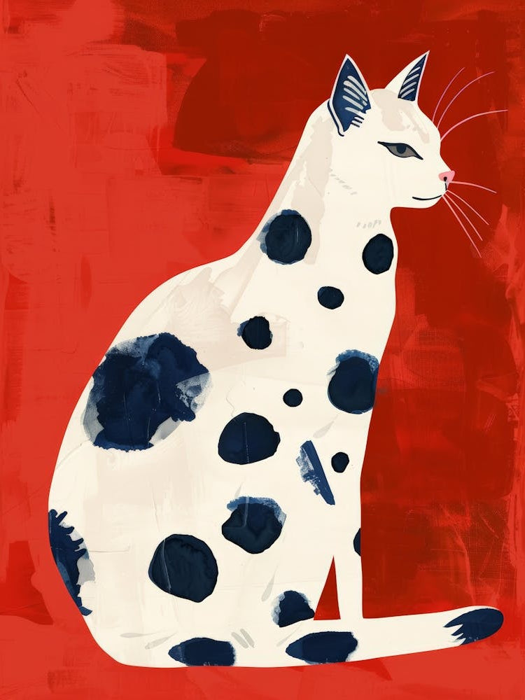 Polka Dot Cat 8