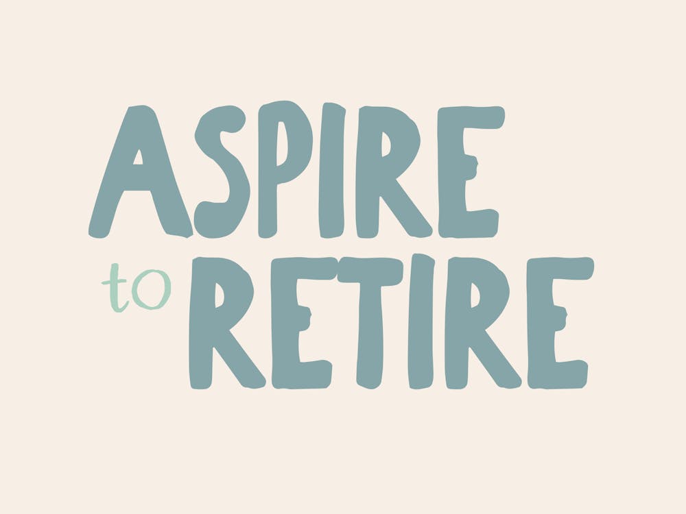 Aspire To Retire | Seafoam and Cream