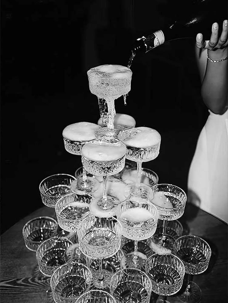 Vintage Champagne Glasses