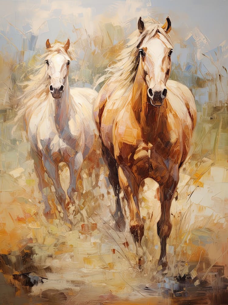 Horses Painting In Outback, Australia 3