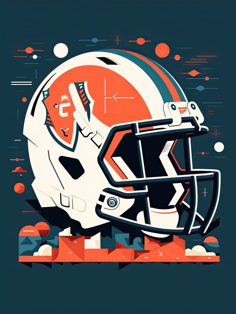 American Football Helmet 33