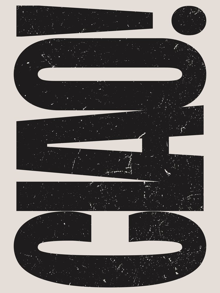 Ciao Text Print