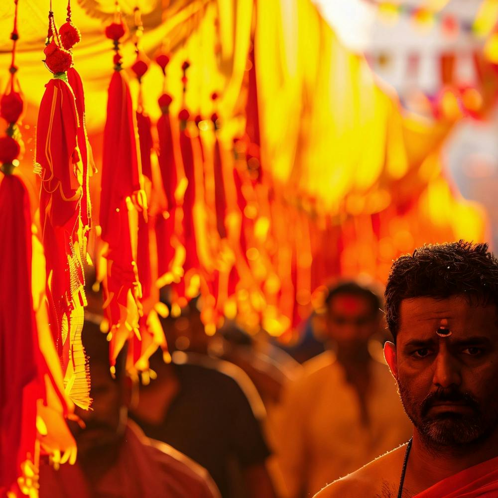 Hinduistische Gläubige