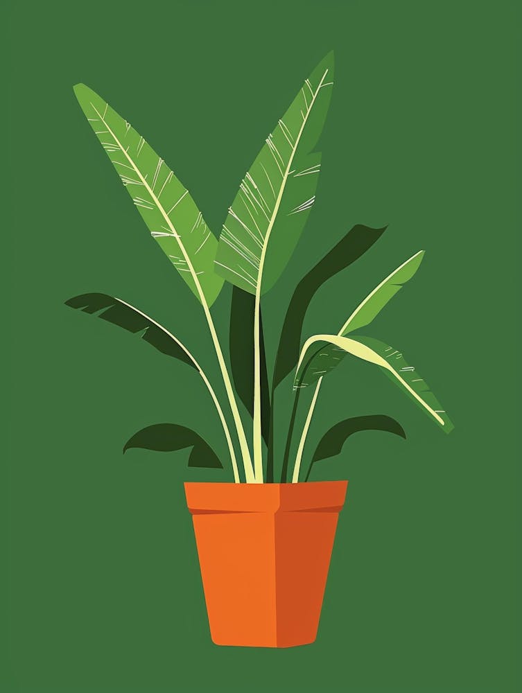 Banana Plant In A Pot 5