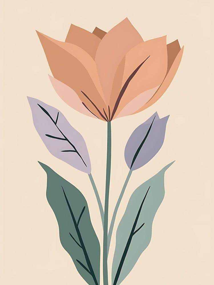 Soft Pastel Botanical Wall Accent